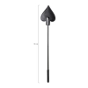 Bicz skórzany PU Anonymo Stack czarny 36 cm