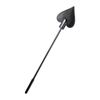 Bicz skórzany PU Anonymo Stack czarny 36 cm
