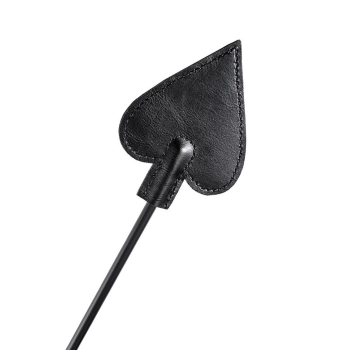 Bicz skórzany PU Anonymo Stack czarny 36 cm