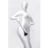 Bat skórzany BDSM Anonymo Stack czarny 35 cm