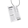 Bat skórzany BDSM Anonymo Stack czarny 35 cm