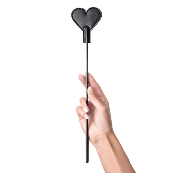 Bat skórzany BDSM Anonymo Stack czarny 35 cm