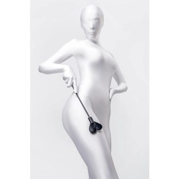 Bat skórzany BDSM Anonymo Stack czarny 35 cm