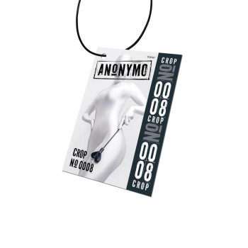 Bat skórzany BDSM Anonymo Stack czarny 35 cm
