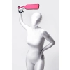 Klapki BDSM poliestrowe Anonymo czerwone 37 cm