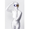 Maska BDSM Anonymo PVC z nadrukiem 27,5 cm