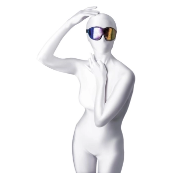 Maska BDSM Anonymo PVC z nadrukiem 27,5 cm