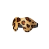 Maska Anonymo skóra PU z printem czarna 26 cm