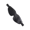 Maska BDSM Anonymo ze skóry PU czarna 26.5 cm