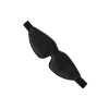 Maska BDSM Anonymo ze skóry PU czarna 26.5 cm