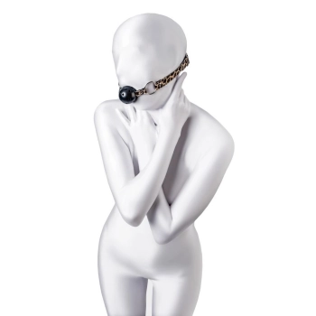 Anonymo gag, ABS plastic, black, 64 cm