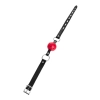 Knebel BDSM Anonymo regulowany czerwono czarny 64 cm