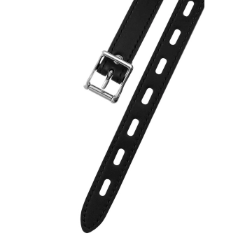 Knebel BDSM Anonymo regulowany czerwono czarny 64 cm