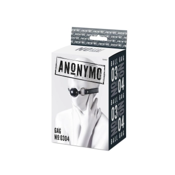 Knebel kulowy Anonymo TPR czarny 64 cm