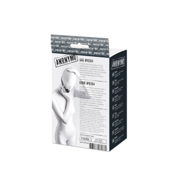Knebel kulowy Anonymo TPR czarny 64 cm