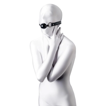 Knebel kulowy Anonymo TPR czarny 64 cm