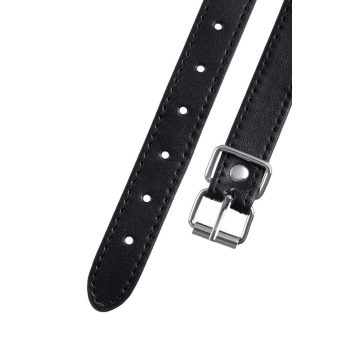 Knebel kulowy Anonymo TPR czarny 64 cm