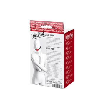 Anonymo gag, TPR, red, 64 cm