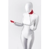Anonymo collar, PU leather, red