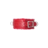 Anonymo collar, PU leather, red