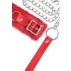 Anonymo collar, PU leather, red