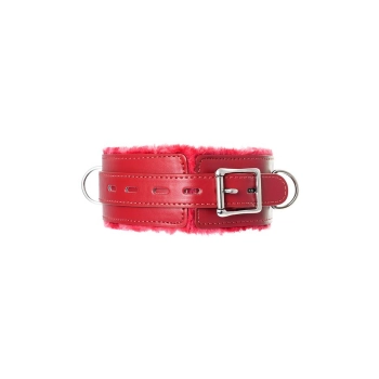 Anonymo collar, PU leather, red