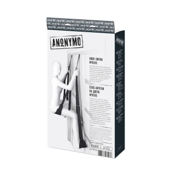 Huśtawka na drzwi Anonymo nylonowa czarna