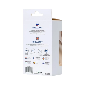 Korek analny miniaturowy ToDo Brilliant Blue niebieski 7 cm wodoodporny