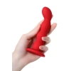 Dildo analne małe faliste czerwone Favorite ToDo z przyssawką