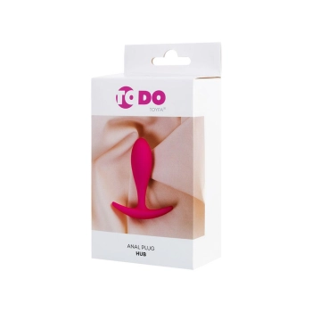 Mały korek analny ToDo Hub różowy wodoodporny 7 cm