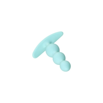 ToDo by Toyfa Anal plug Triple, silicone, mint, 10.5 cm, O 2.4 cm