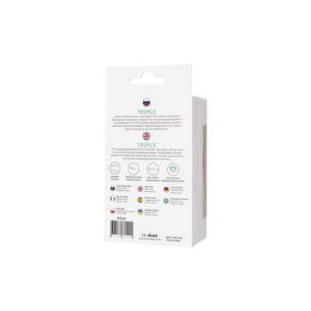 ToDo by Toyfa Anal plug Triple, silicone, mint, 10.5 cm, O 2.4 cm