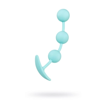 ToDo by Toyfa Anal plug Triplex, silicone, mint, 15 cm, O 2.5 cm