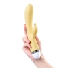Wibrator króliczek Flovetta Aster silikonowy żółty USB 22 cm