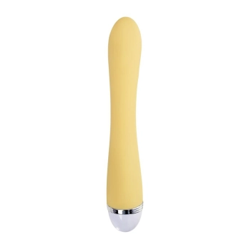 Wibrator króliczek Flovetta Aster silikonowy żółty USB 22 cm