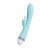 Wibrator króliczek Flovetta Iris silikonowy miętowy USB 22 cm