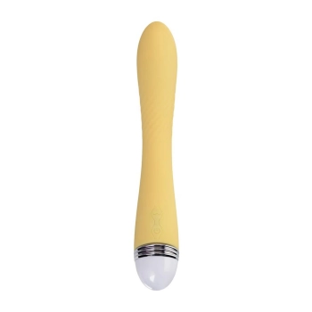 Wibrator punktu G Flovetta Calla silikonowy żółty USB 22 cm