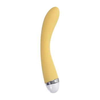 Wibrator punktu G Flovetta Calla silikonowy żółty USB 22 cm