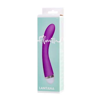 Wibrator punktu G Flovetta Lantana silikonowy fioletowy 22 cm USB