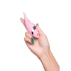 Multifunctional erogenous zone stimulator Flovetta by Toyfa DAHLIA, silicone, pink, 14 cm