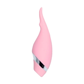 Multifunctional erogenous zone stimulator Flovetta by Toyfa DAHLIA, silicone, pink, 14 cm