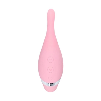 Multifunctional erogenous zone stimulator Flovetta by Toyfa DAHLIA, silicone, pink, 14 cm
