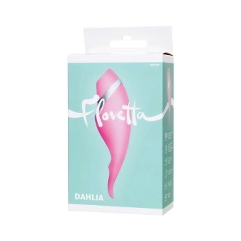 Multifunctional erogenous zone stimulator Flovetta by Toyfa DAHLIA, silicone, pink, 14 cm