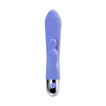 Wibrator króliczek Flovetta Crocus silikonowy fioletowy 17.5 cm USB