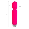 Masażer wibrujący Flovetta Peony silikonowy różowy USB 20.5 cm
