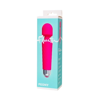 Masażer wibrujący Flovetta Peony silikonowy różowy USB 20.5 cm