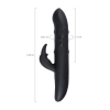 Unrealistic WANAME D-SPLASH HAIL vibrator, silicone, black, 23.8 cm