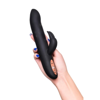 Unrealistic WANAME D-SPLASH HAIL vibrator, silicone, black, 23.8 cm
