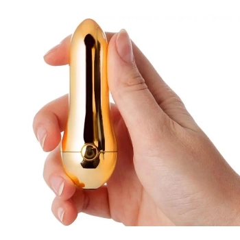 Stymulator łechtaczki Mirage WANAME DSPLASH złoty USB 9 cm
