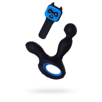 EROTIST SIXTH Prostate Massager vibro with heating silicone black 14.5 cm